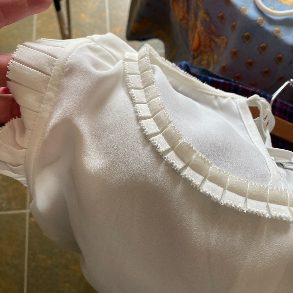 Sharp J. Crew Blouse